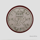 1949 Great Britain 6 Pences George VI Lucky Wedding Coin (BX44)
