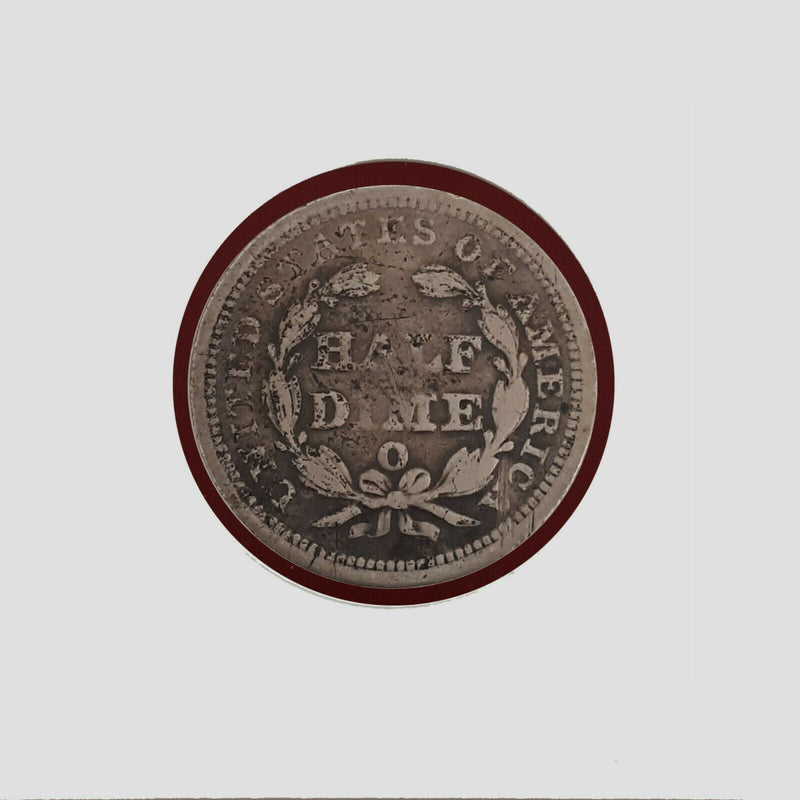 1858 USA Half Dime Silver Coin (BX97)