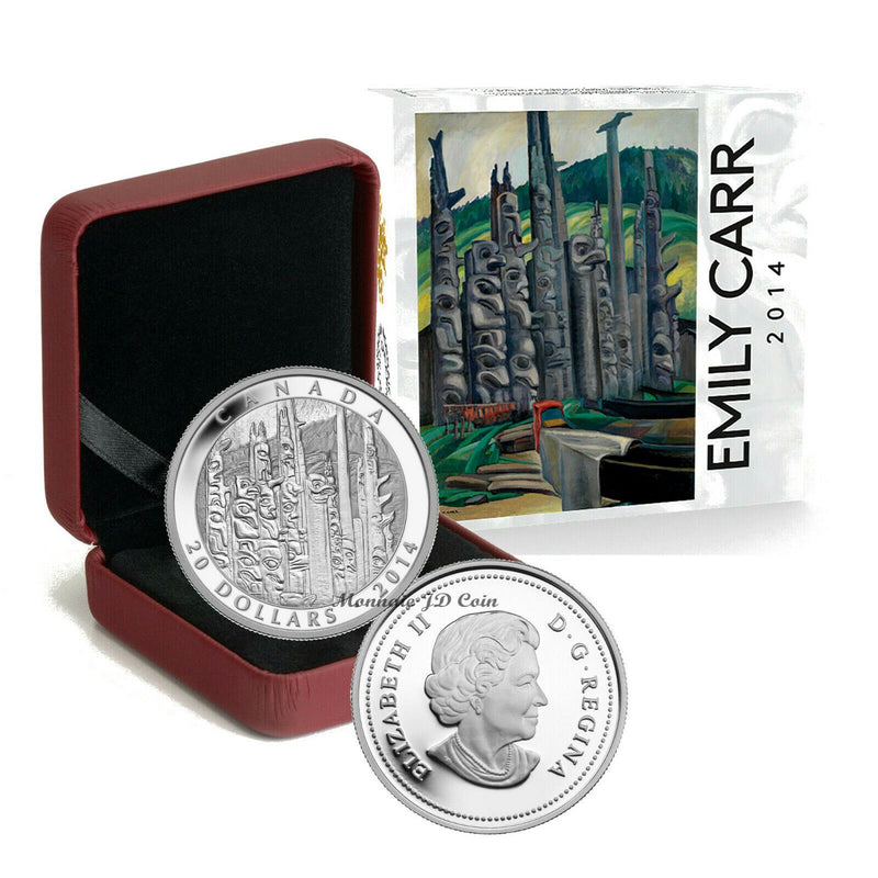 2014 Canada $20 Celebrating Emily Carr Fine Silver Coin (No Tax)