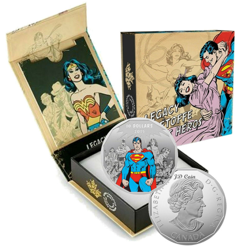 2015 Canada $10 DC Comics Originals Legacy Fine Silver (No Tax)