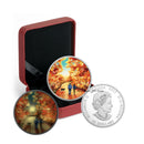 2017 Canada $15 Great Canadian Outdoors Nature Walk At Sunrise Silver Coin