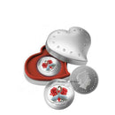 2014 New Zealand 1 oz Fine Silver Coin Love Is Precious White Swam Silver Coin (193)