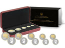 2014 Canada Fractional Set Of Maple Leaf 24K Gold Plated .9999Fine Silver Coin