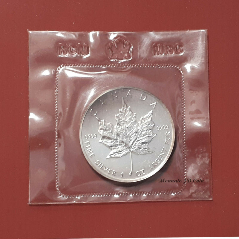 1989 Canada 5$ 1oz 99.99% Maple Leaf Fine Silver Coin