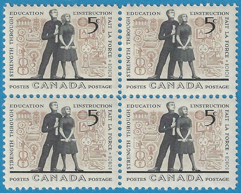1962 Canada Stamp 5 Cent Education '' Students '' Scott