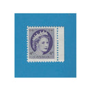 1954 Canada Stamp 4 Cent Queen Elisabeth II Wilding Portrait Scott