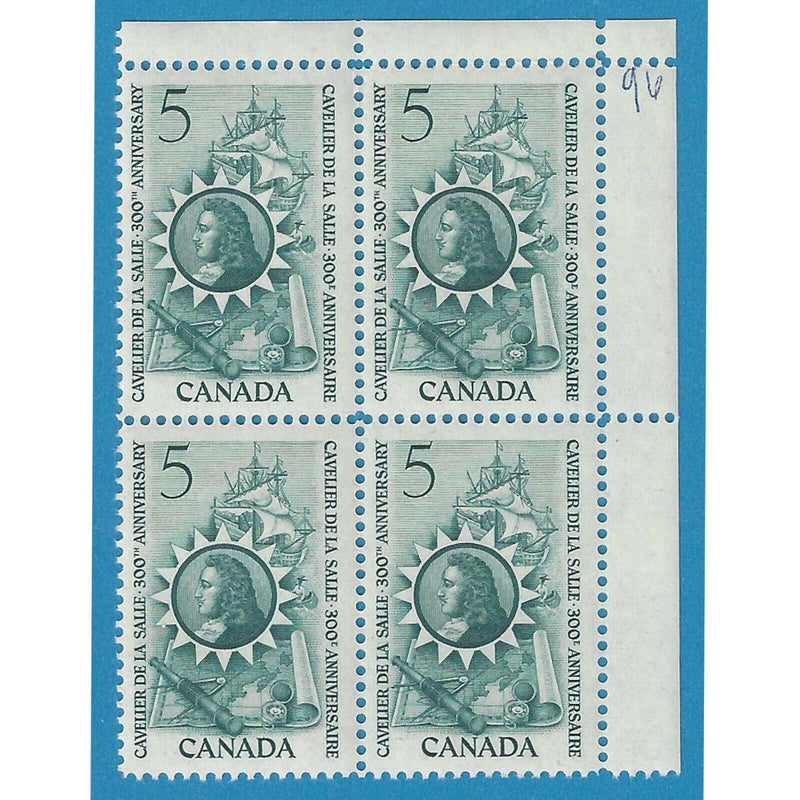 1966 Canada Stamp 5 Cent De La Salle Scott