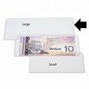 10 Large Currency Holder - Clear Plastic Holder for Banknote (1870-1925 Notes)