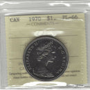 1970 Canada Nickel Dollar Coin Certifield By ICCS PL-66