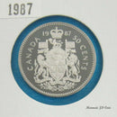 1987 Canada 50 Cents Proof Ultra Heavy Cameo