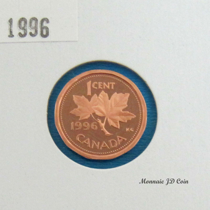 1996 Canada 1 Cent Proof Ultra Heavy Cameo