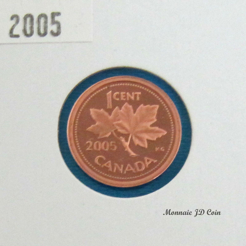 2005 Canada 1 Cent Proof Ultra Heavy Cameo