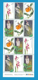 1999 Canada Stamps 46 Cent Scott* BK219 Booklet Of 12 Canadian Orchids