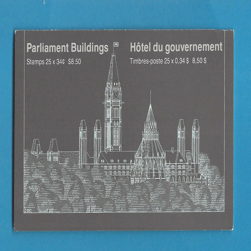 Canada Stamps 1985 34 Cent Scott* BK89 First Class Definitives Booklet Of 25
