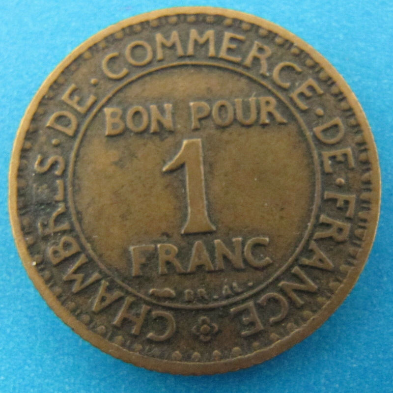 1923 Chambres Commerce de France 1 Franc