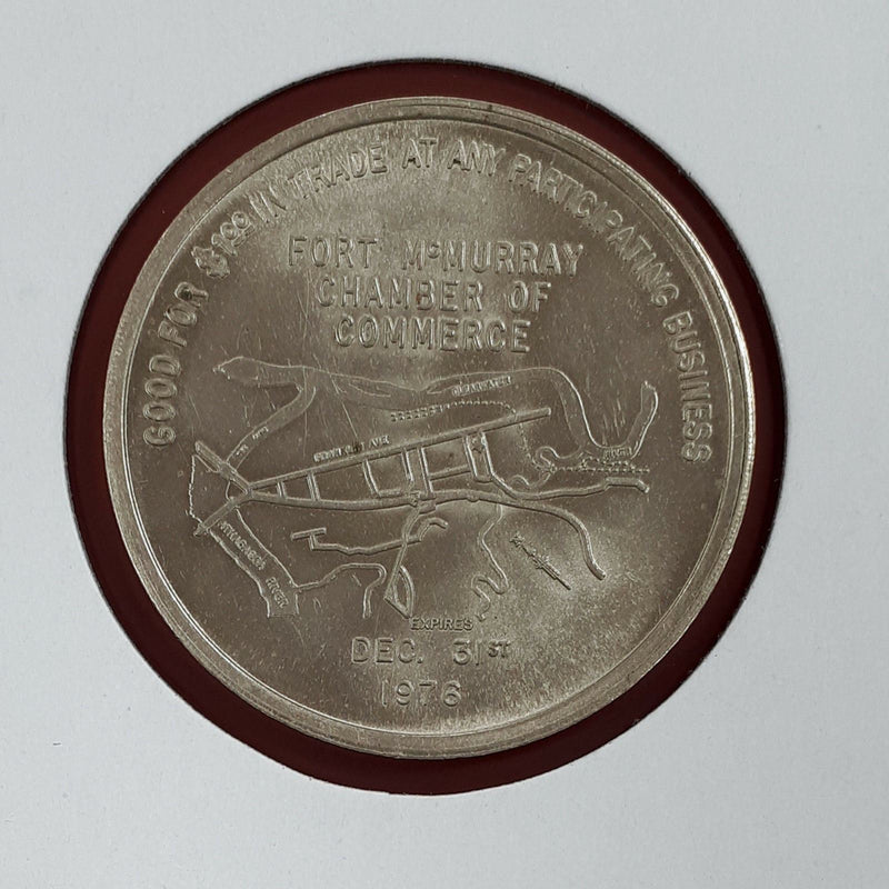 Canada 1976 Fort McMurray Trade Dollar 1$ Token - W15