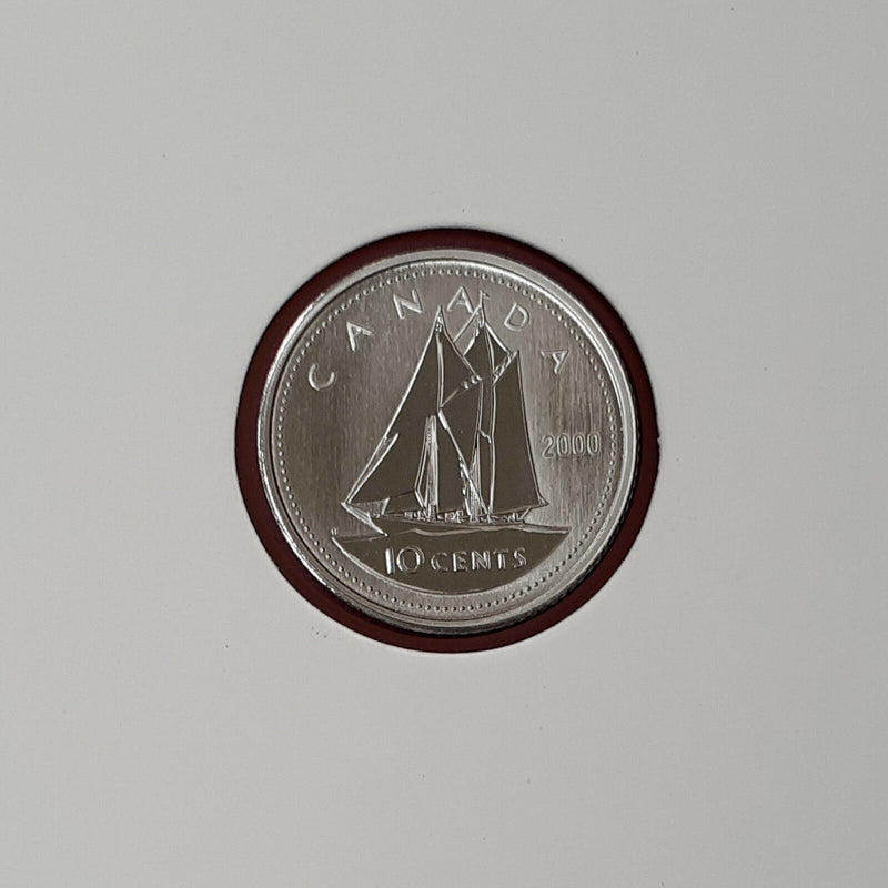 2000 Canada 10 Cents Specimen