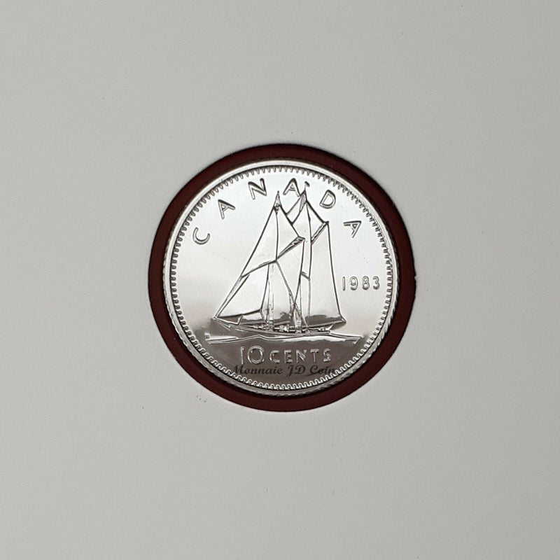 1983 Canada 10 Cents Specimen