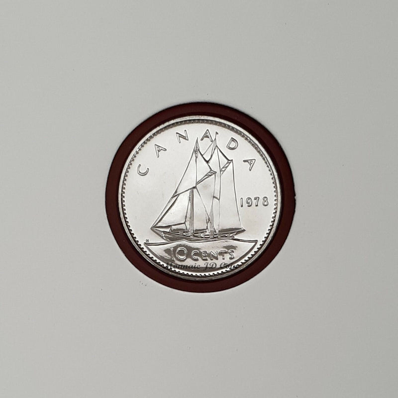 1978 Canada 10 Cents Specimen