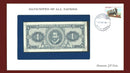 1968 Nicaragua Banknote Of All Nations 1 Cordoba Franklin Mint GEM Unc B-21