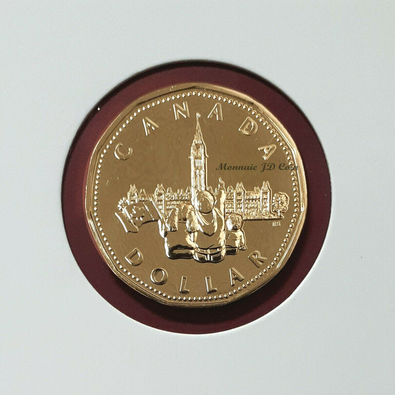 1992 Canada Special Specimen Parliament - Loonies $1 - Uncirculated