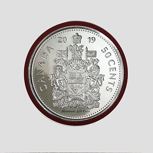 2019 Canada 50 Cents Nickel BU (MS-63)