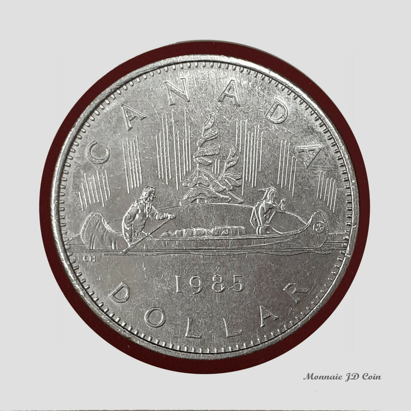 1985 Canada1$ Dollar Voyageur Nickel Coin Circulated (CC1)