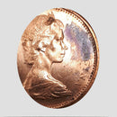 1965 LBB5 Canada 1Cent Extreme Rare Error Variety Obverse Missing (.G.RE )