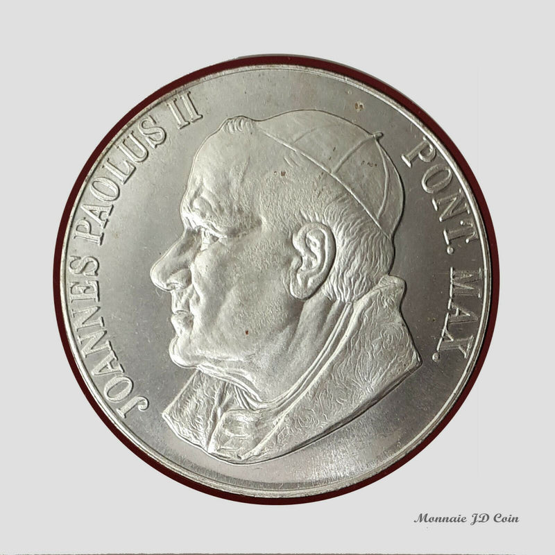 Vatican Silver Medal Pope John Paul II Pont Max Benedetto XVI