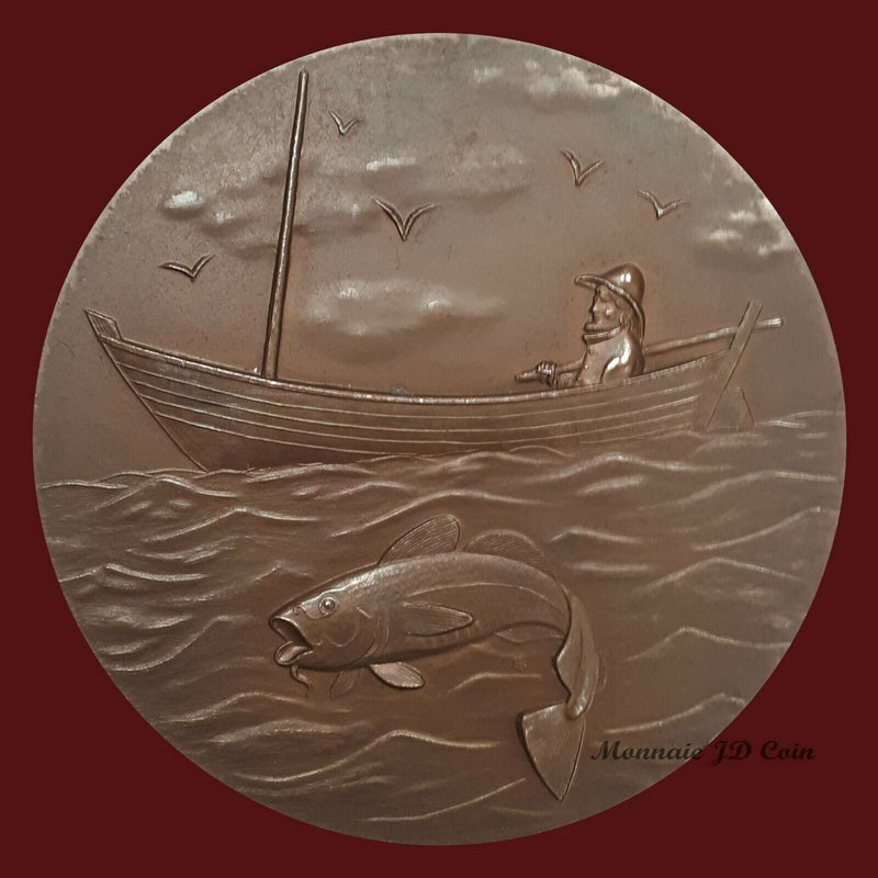 France Medal Saint-Pierre Et Miquelon Peche A La Morue Bronze