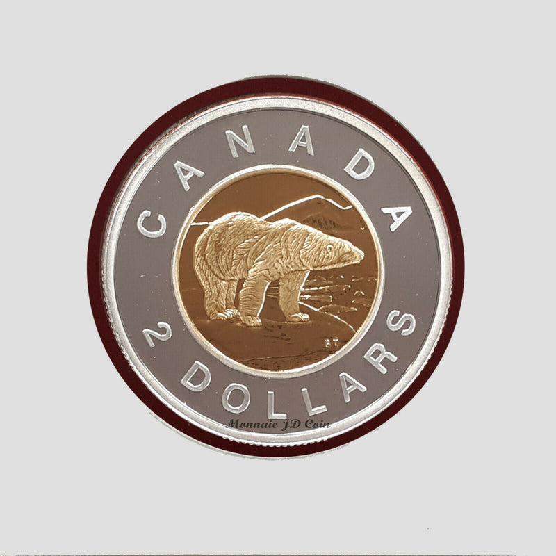 2008 Canada $2 Dollar Proof Silver Coin