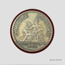 1922 France French 2 Francs Chamber Of Commerce Coin (BC18)