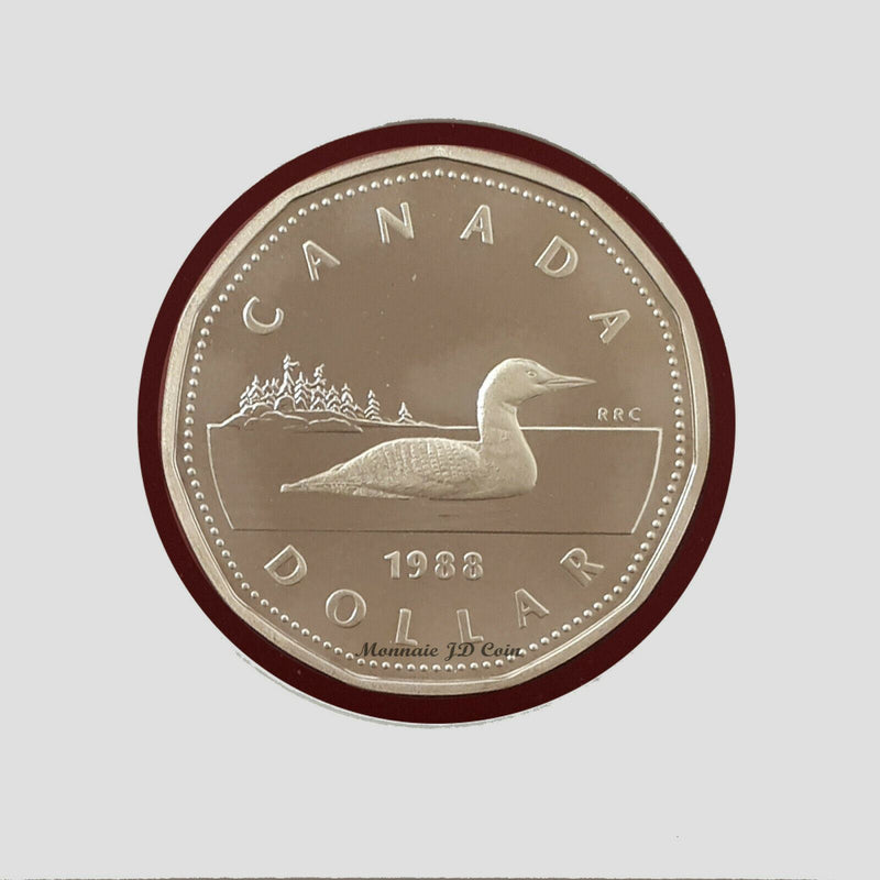 1988 Canada Loon Proof Uncirculated Coin