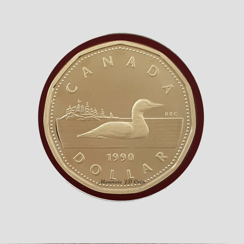 1990 Canada Loon Proof Uncirculated Coin