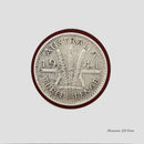 1941 Australia Three Pence King George VI Silver Coin (BX2)