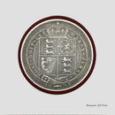 1887 UK Great Britain 6 Shilling Silver Coin Victoria Jubilee (BX26)