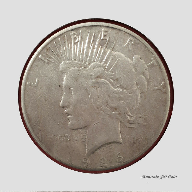 1926 S USA 1 Silver Peace Dollar Coin (BX117)