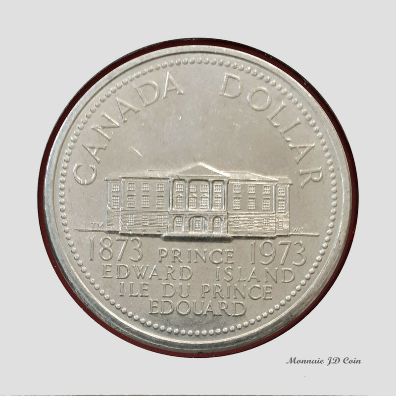 1973 Canada1$ Dollar Prince Edward Island Nickel Coin Circulated (DC73)