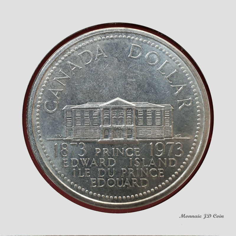 1973 Canada 1$ Dollar Prince Edward Island Nickel Coin CH/Uncirculated (DC73)