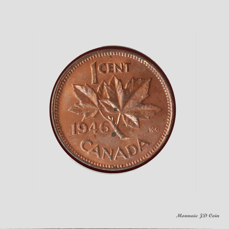 1946 Canada 1 Cent Red CH / UNC (BX155)