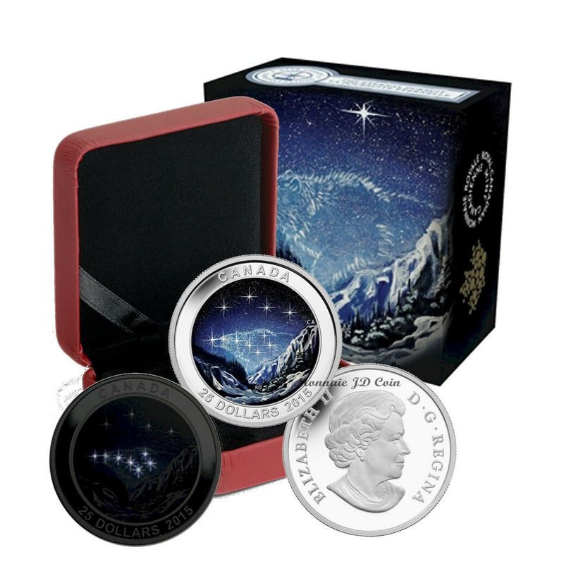 2015 Canada $25 Star Charts Eternal Pursuit Fine Silver Coin