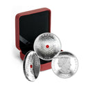 2018 Canada $25 Classic Holiday Ornament Silver & Swarovski Crystal