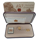 2001 Canada 3 Cent First Postage Stamp 150Th Anniversary Coin And Stamp Set