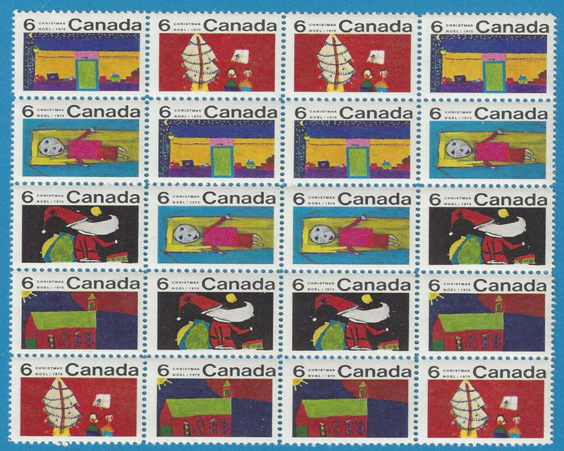 1970 Canada Stamp 6 Cent Christmas Scott
