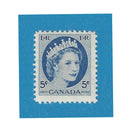 1954 Canada Stamp 5 Cent Queen Elisabeth II Wilding Portrait Scott