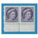 1954 Canada Stamp 4 Cent Queen Elisabeth II Wilding Portrait Scott