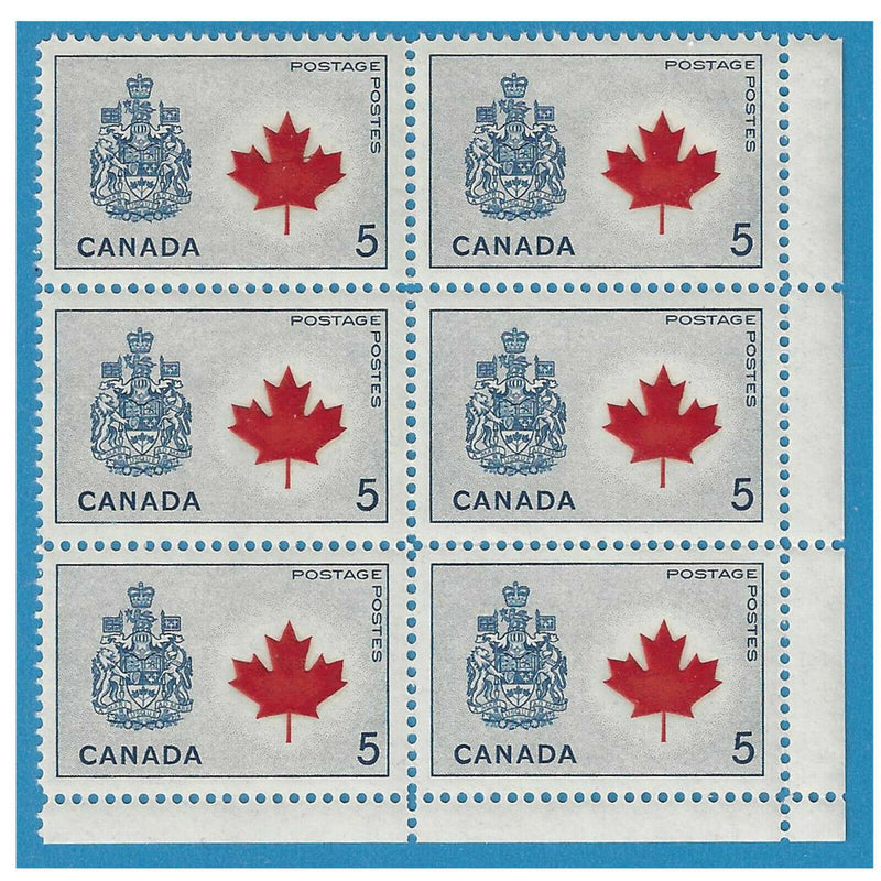 1966 Canada Stamp 5 Cent Provincial Flowers ''Canada'' Scott