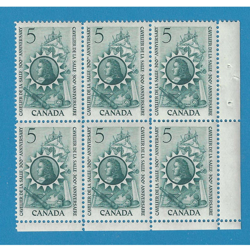 1966 Canada Stamp 5 Cent De La Salle Scott