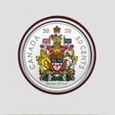 2020 Canada Couloured 50 Cents Proof 99.99% Fine Silver Coin
