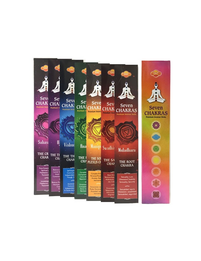 7 Chakra - SAC 35 Incense Sticks